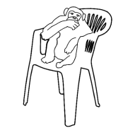 logo - monkey sitting in chair